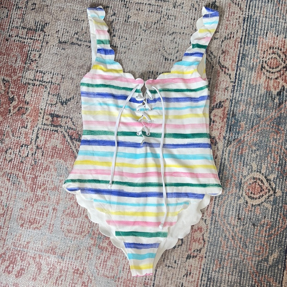Marysia Swim Palm Springs Maillot Lace Up One Piece